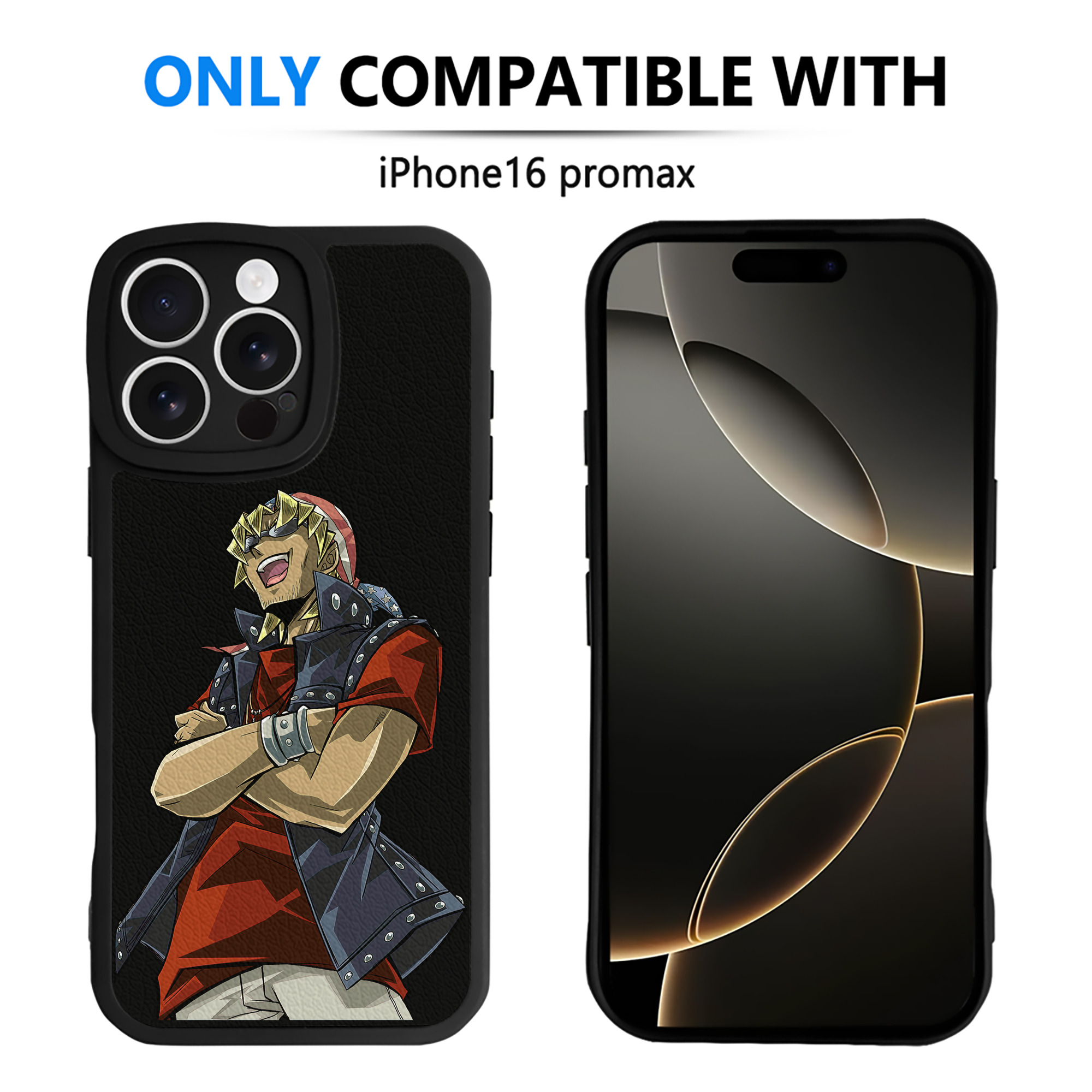 遊☆戯☆王 Yu-Gi-Oh! 【iPhone 16シリーズ対応】シリコンスマホケース（レザー調） 材質：シリコン